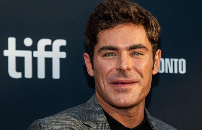 Zac Efron took on his spectacularly changed face after three years